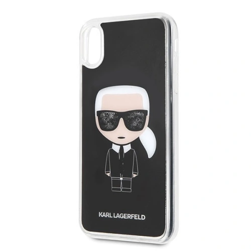 Kup Karl Lagerfeld KLHCI65ICGBK iPhone Xs Max černý/black Iconic Glitter - KLD041BLK - {ean13} - Sklep Home Screen