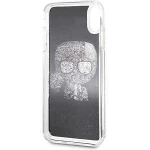 Kup Karl Lagerfeld KLHCI65ICGBK iPhone Xs Max czarny/black Iconic Glitter - KLD041BLK - {ean13} - Sklep Home Screen