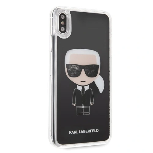 Kup Karl Lagerfeld KLHCI65ICGBK iPhone Xs Max černý/black Iconic Glitter - KLD041BLK - {ean13} - Sklep Home Screen