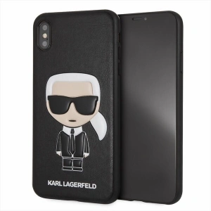 Kup Karl Lagerfeld KLHCI65IKPUBK iPhone Xs Max hardcase czarny/black Iconic Karl Embossed - KLD042BLK - {ean13} - Sklep Home Screen
