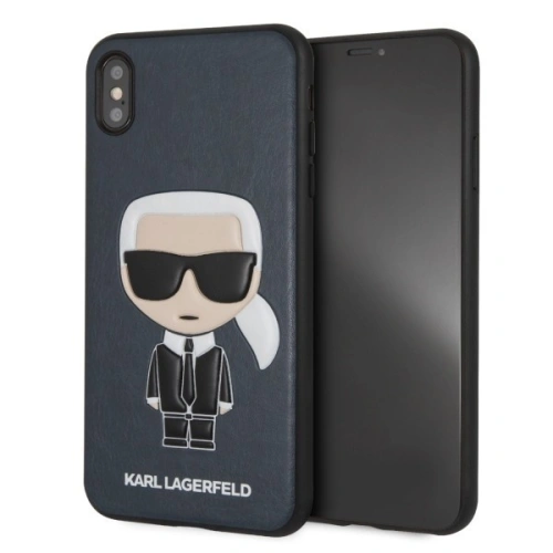 Kup Karl Lagerfeld KLHCI65IKPUBL iPhone Xs Max keménytok kék/blue Iconic Karl Embossed - KLD043BLU - {ean13} - Sklep Home Screen