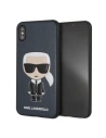 Kup Karl Lagerfeld KLHCI65IKPUBL iPhone Xs Max hardcase niebieski/blue Iconic Karl Embossed - KLD043BLU - {ean13} - Sklep Home Screen