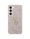 Guess GUHCS24S4GMGPI Samsung Galaxy S24 hardcase 4G Big Metal Logo pink