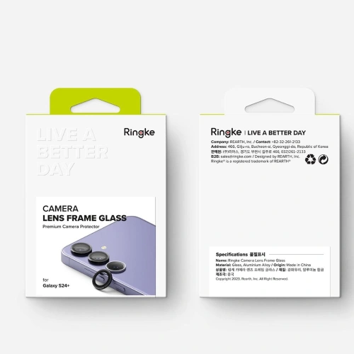 Buy Ringke Camera Frame Protector Samsung Galaxy S24+ Plus Black - RGK1931 - {ean13} - Home Screen Store Europe