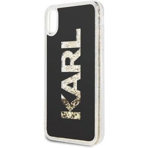 Kup Karl Lagerfeld KLHCI65KAGBK iPhone Xs Max czarny/black Karl logo Glitter - KLD045BLK - {ean13} - Sklep Home Screen