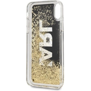 Kup Karl Lagerfeld KLHCI65KAGBK iPhone Xs Max czarny/black Karl logo Glitter - KLD045BLK - {ean13} - Sklep Home Screen