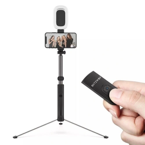 Kup Selfie tyč, Bluetooth stativ BlitzWolf BW-BS8L 160cm - BLZ161 - {ean13} - Sklep Home Screen
