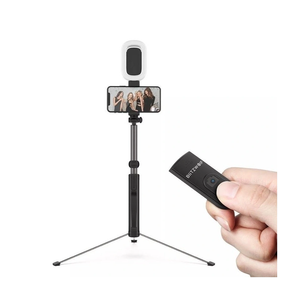 Selfie stick, statyw Bluetooth BlitzWolf BW-BS8L 160cm
