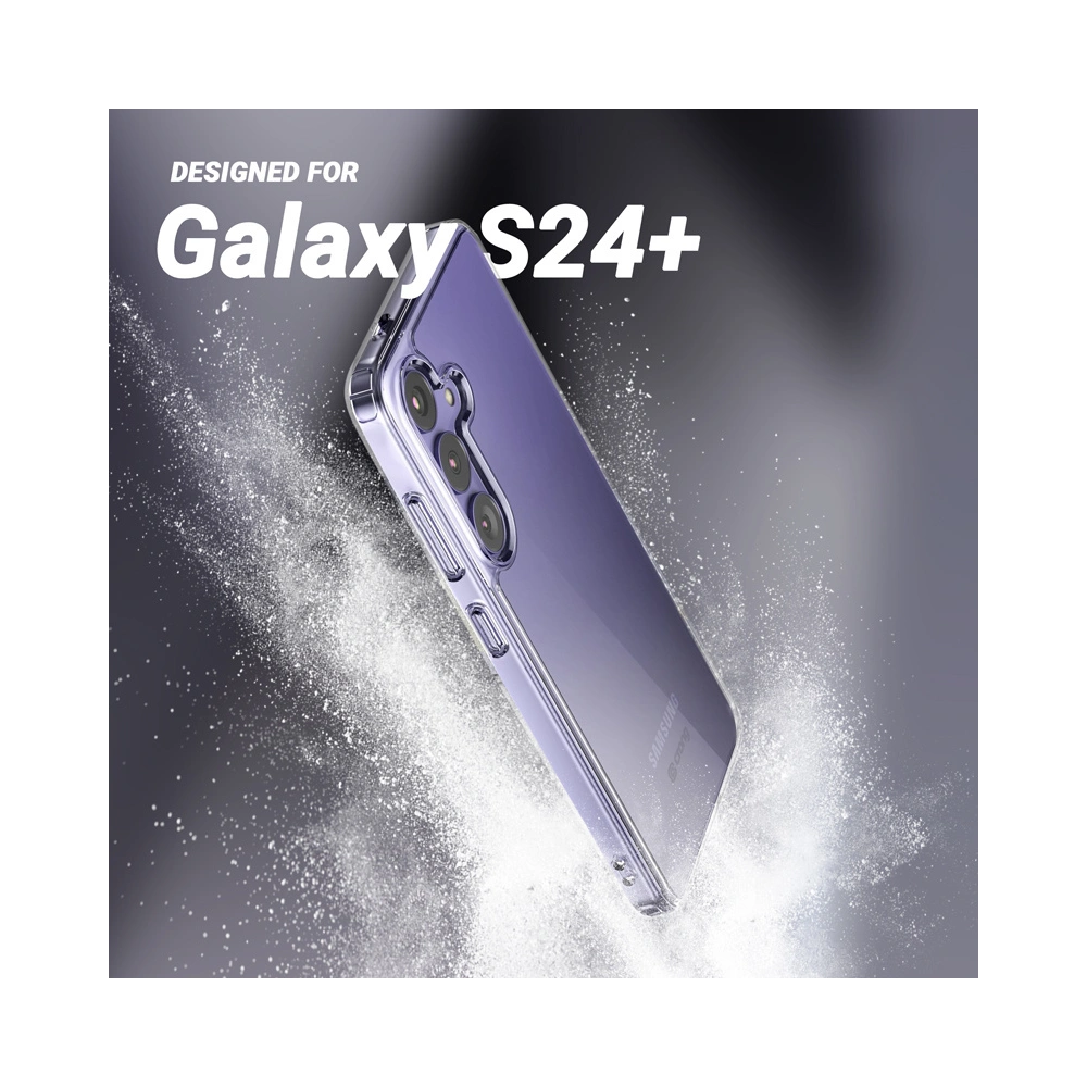 Etui Crong Crystal Shield Cover Samsung Galaxy S24+ Plus przezroczysty