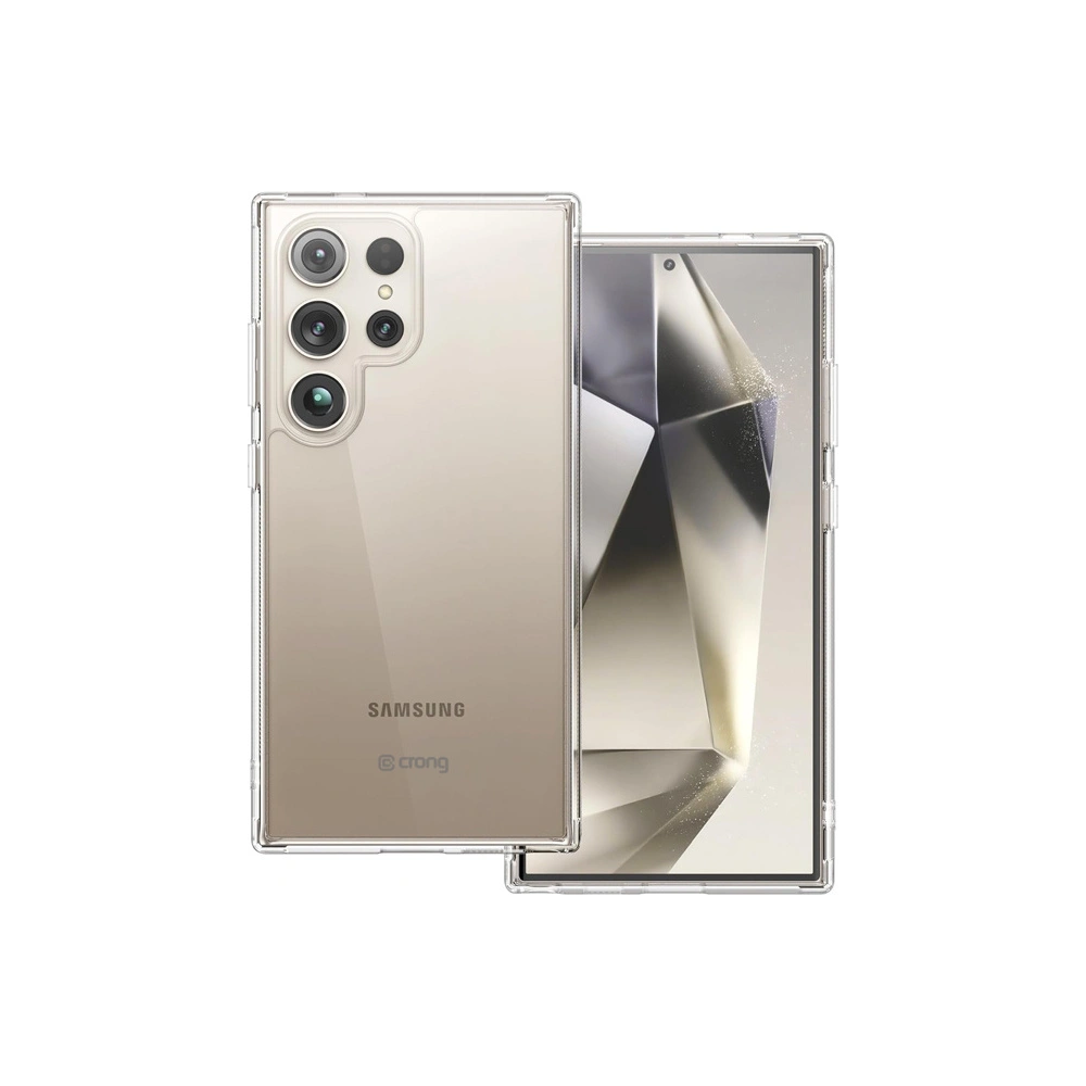 Etui Crong Crystal Shield Cover Samsung Galaxy S24 Ultra przezroczysty