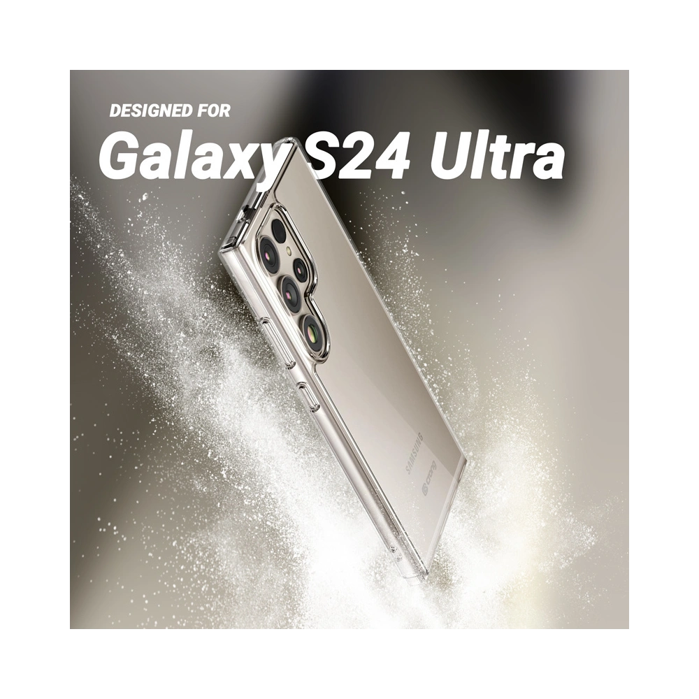 Etui Crong Crystal Shield Cover Samsung Galaxy S24 Ultra przezroczysty