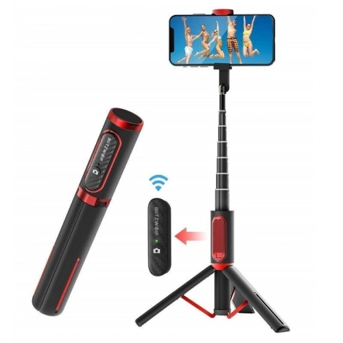 Kup BlitzWolf Selfie-Stick, Bluetooth-Stativ BW-BS10 für Smartphones - BLZ163 - {ean13} - Sklep Home Screen