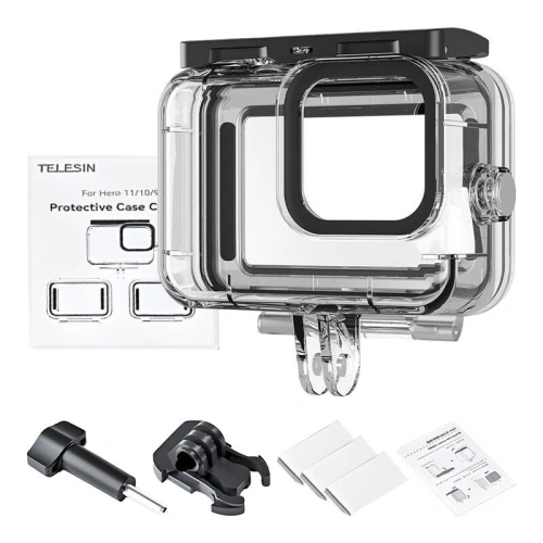 Buy TELESIN waterproof case set for GoPro Hero 12/11/10/9 - TLS145 - {ean13} - Home Screen Store Europe