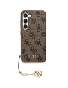 Etui Guess GUHCS24LGF4GBR Samsung Galaxy S24 Ultra hardcase 4G Charms Collection hnědý/brown