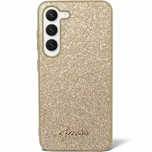 Buy Guess GUHCS24LHGGSHD Samsung Galaxy S24 Ultra hardcase Glitter Script gold - GUE3152 - {ean13} - Home Screen Store Europe