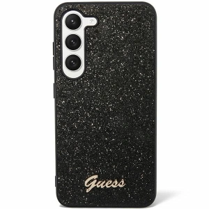 Buy Guess GUHCS24LHGGSHK Samsung Galaxy S24 Ultra hardcase Glitter Script black - GUE3153 - {ean13} - Home Screen Store Europe