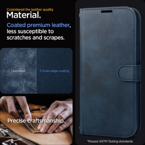 Buy Spigen Wallet S Pro Apple iPhone 15 Pro Max Navy - SPN3209 - {ean13} - Home Screen Store Europe