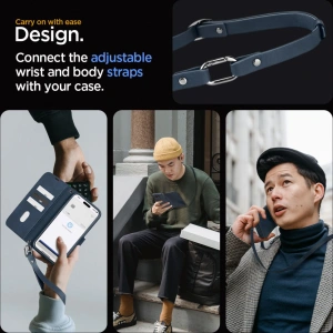 Kup Etui Spigen Wallet S Pro Apple iPhone 15 Pro Max Navy - SPN3209 - {ean13} - Sklep Home Screen