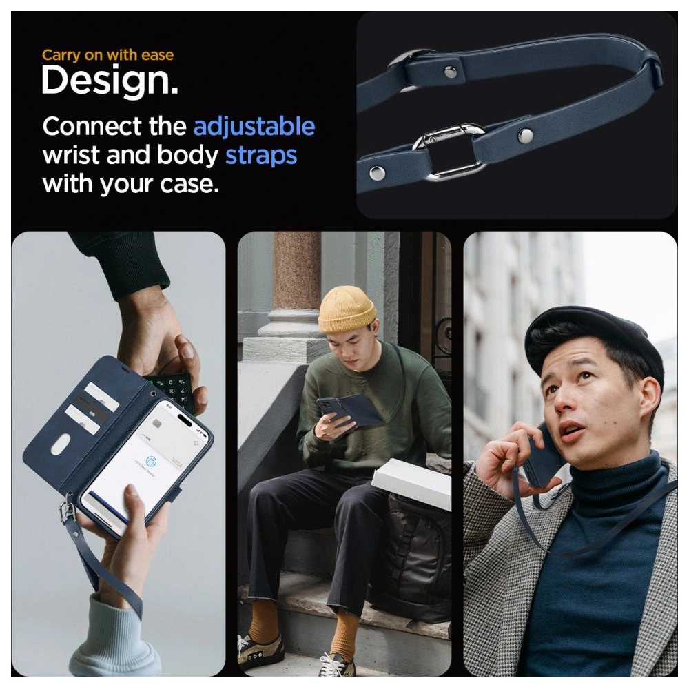 Etui Spigen Wallet S Pro Apple iPhone 15 Pro Max Navy