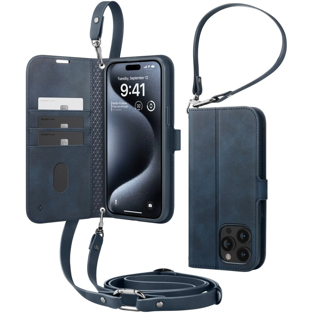Etui Spigen Wallet S Pro Apple iPhone 15 Pro Navy