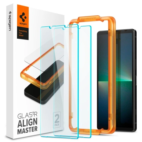 Kup Edzett üveg Spigen GLAS.tR AlignMaster Sony Xperia 5 V Átlátszó [2 PACK] - SPN3211 - {ean13} - Sklep Home Screen