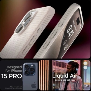 Buy Spigen Liquid Air Apple iPhone 15 Pro Max Natural Titanium - SPN3213 - {ean13} - Home Screen Store Europe