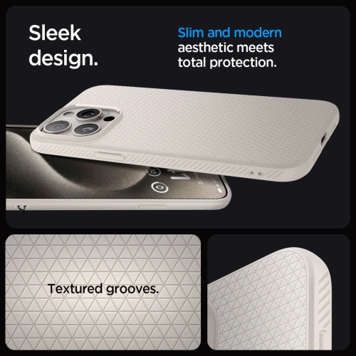 Buy Spigen Liquid Air Apple iPhone 15 Pro Max Natural Titanium - SPN3213 - {ean13} - Home Screen Store Europe