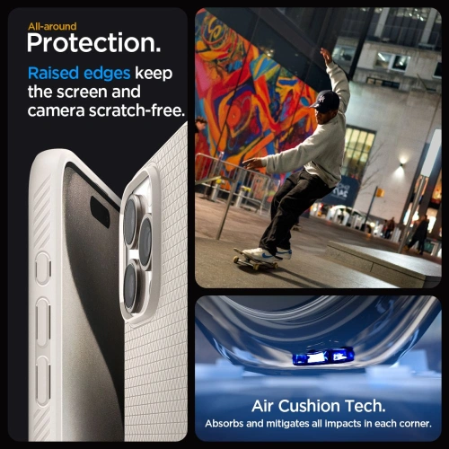 Buy Spigen Liquid Air Apple iPhone 15 Pro Max Natural Titanium - SPN3213 - {ean13} - Home Screen Store Europe
