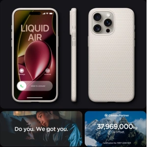 Buy Spigen Liquid Air Apple iPhone 15 Pro Max Natural Titanium - SPN3213 - {ean13} - Home Screen Store Europe