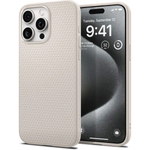 Etui Spigen Liquid Air Apple iPhone 15 Pro Natural Titanium