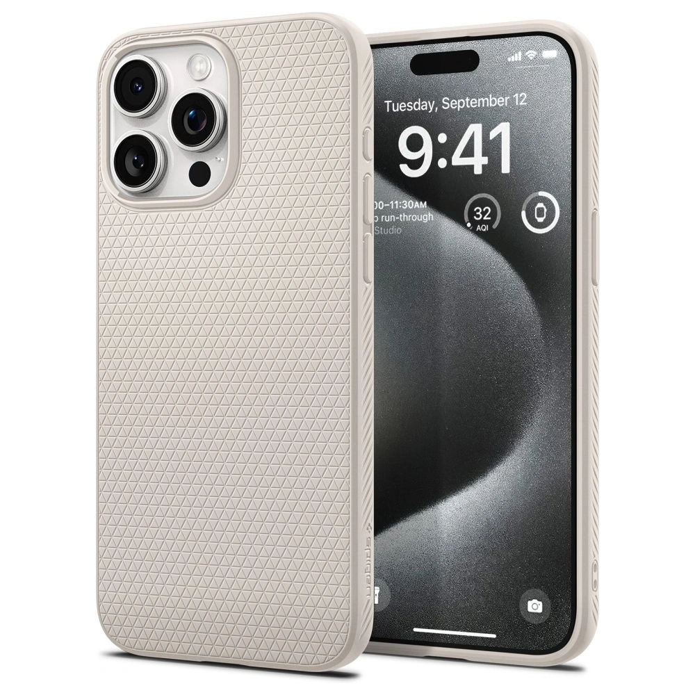 Etui Spigen Liquid Air Apple iPhone 15 Pro Natural Titanium