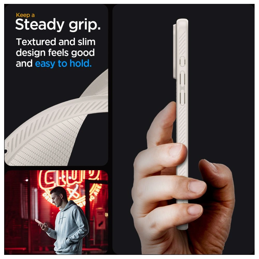 Etui Spigen Liquid Air Apple iPhone 15 Pro Natural Titanium