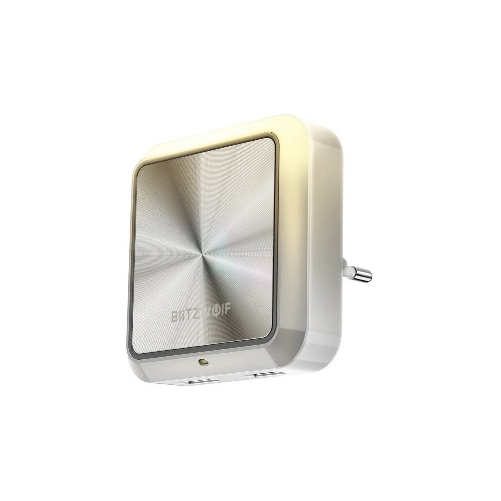 Lampka nocna z czujnikiem zmierzchu BlitzWolf BW-LT14 do kontaktu, 2x USB