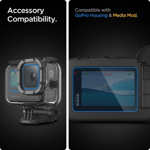 Buy pigen Glas.TR Slim + Film Gopro Hero 9 / 10 / 11 / 12 Clear [2 PACK] - SPN3218 - {ean13} - Home Screen Store Europe