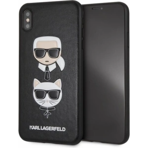 Karl Lagerfeld KLHCI65KICKC iPhone Xs Max hardcase black Karl & Choupette