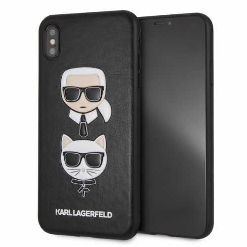 Kup Karl Lagerfeld KLHCI65KICKC iPhone Xs Max Hartschale schwarz/schwarz Karl & Choupette - KLD046BLK - {ean13} - Sklep Home Screen