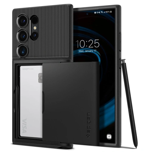 Kup Tok Spigen Slim Armor CS Samsung Galaxy S24 Ultra Fekete - SPN3227 - {ean13} - Sklep Home Screen