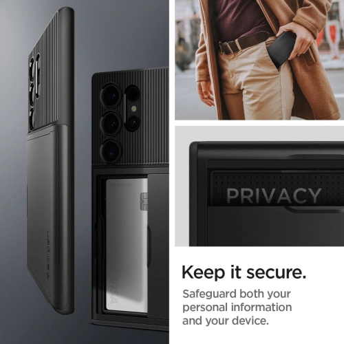Kup Etui Spigen Slim Armor CS Samsung Galaxy S24 Ultra Černá - SPN3227 - {ean13} - Sklep Home Screen
