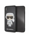 Karl Lagerfeld KLHCI65KSCO iPhone Xs Max kemény tok fekete/black Karl Space Cosmonaut