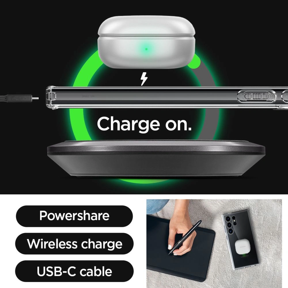 Etui Spigen Ultra Hybrid Samsung Galaxy S24 Ultra Crystal Clear