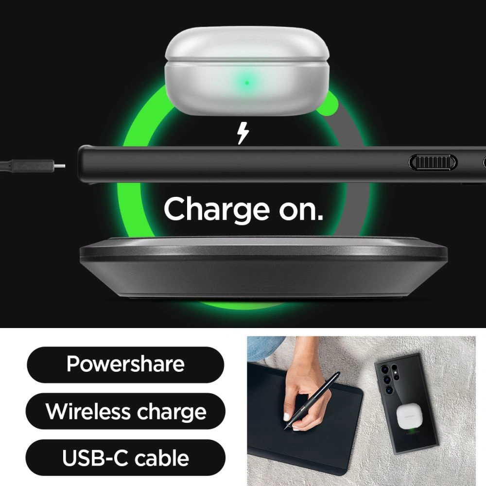 Etui Spigen Ultra Hybrid Samsung Galaxy S24 Ultra Matte Black