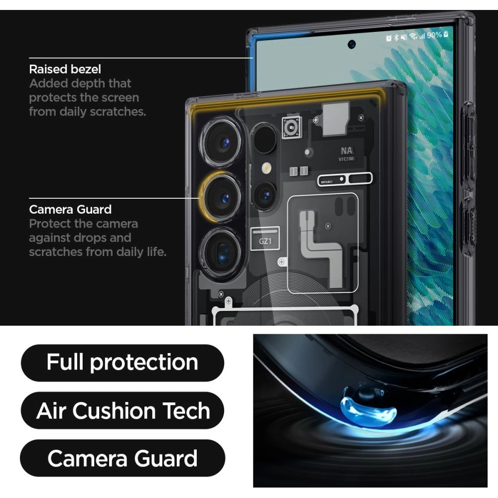 Etui Spigen Ultra Hybrid Samsung Galaxy S24 Ultra Zero One