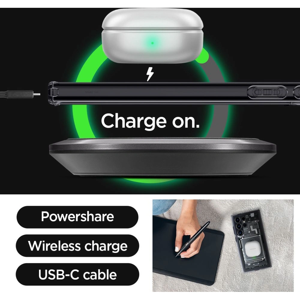 Etui Spigen Ultra Hybrid Samsung Galaxy S24 Ultra Zero One