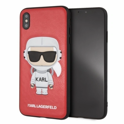 Kup Karl Lagerfeld KLHCI65KSCORE iPhone Xs Max kemény tok piros/red Karl Space Cosmonaut - KLD048RED - {ean13} - Sklep Home Screen