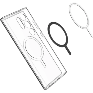 Kup Case Spigen Ultra Hybrid Onetap Ring MagSafe Samsung Galaxy S24 Ultra Weiß - SPN3235 - {ean13} - Sklep Home Screen