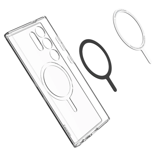 Kup Case Spigen Ultra Hybrid Onetap Ring MagSafe Samsung Galaxy S24 Ultra Weiß - SPN3235 - {ean13} - Sklep Home Screen