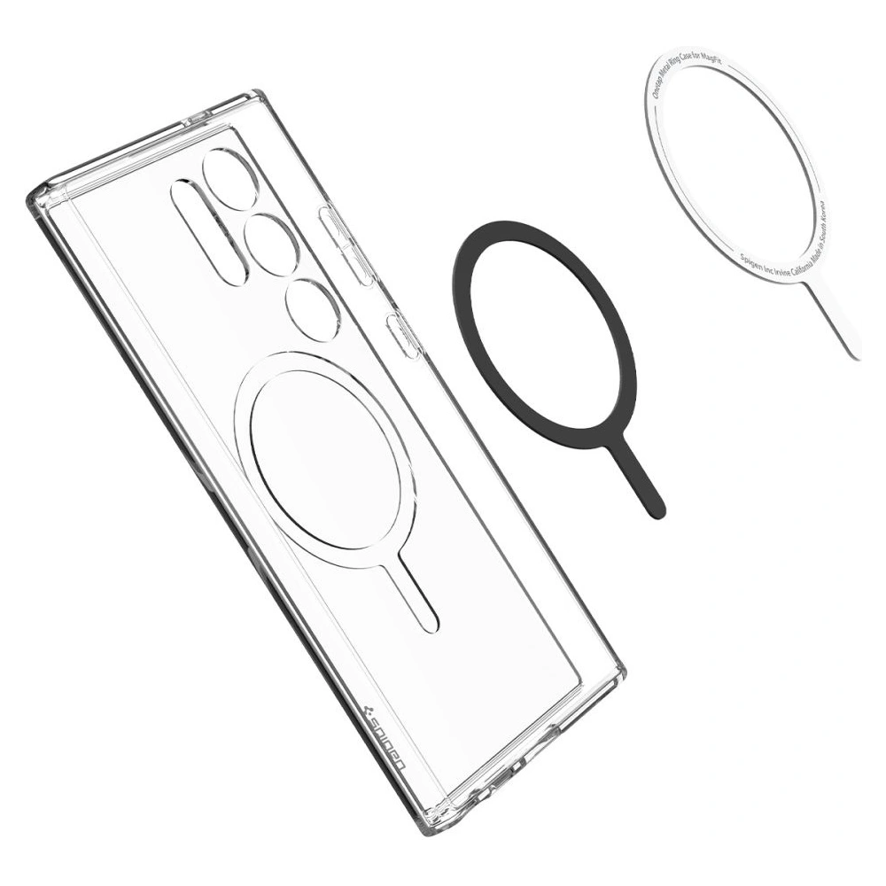 Etui Spigen Ultra Hybrid Onetap Ring MagSafe Samsung Galaxy S24 Ultra White