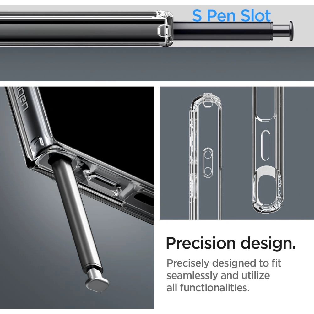 Etui Spigen Ultra Hybrid Onetap Ring MagSafe Samsung Galaxy S24 Ultra White