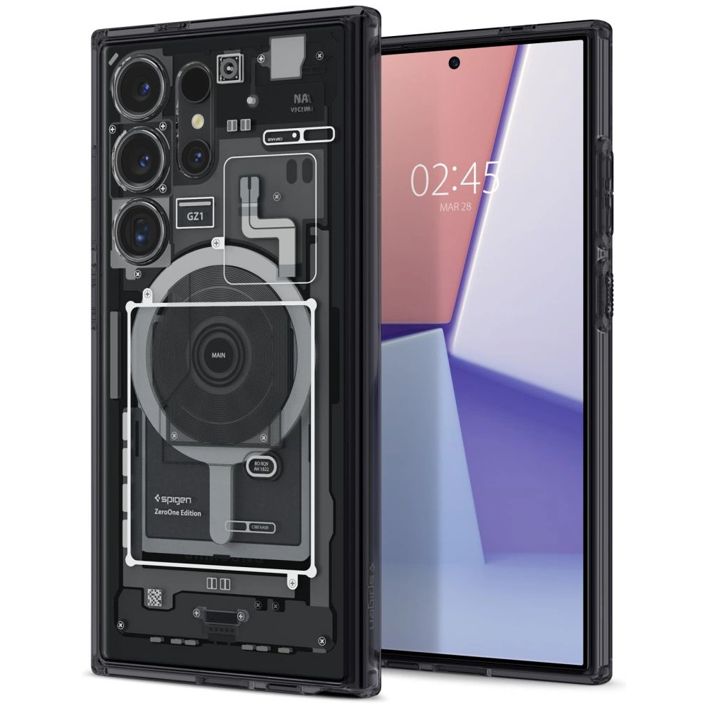 Etui Spigen Ultra Hybrid Onetap Ring MagSafe Samsung Galaxy S24 Ultra Zero One