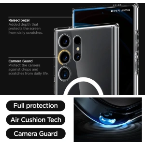 Kup Etui Spigen Ultra Hybrid Onetap Ring MagSafe Samsung Galaxy S24 Ultra Bílá - SPN3235 - {ean13} - Sklep Home Screen